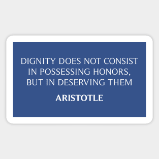 Aristotle's Quote Sticker